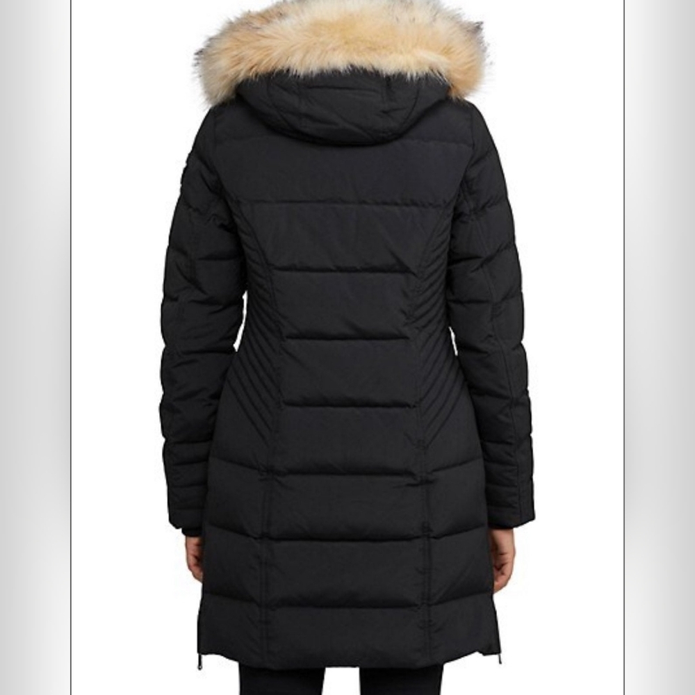 PAJAR Women’s Parka Skylar Faux Fur Hood Puffer Coat Jacket Black Size Small - Picture 3 of 15